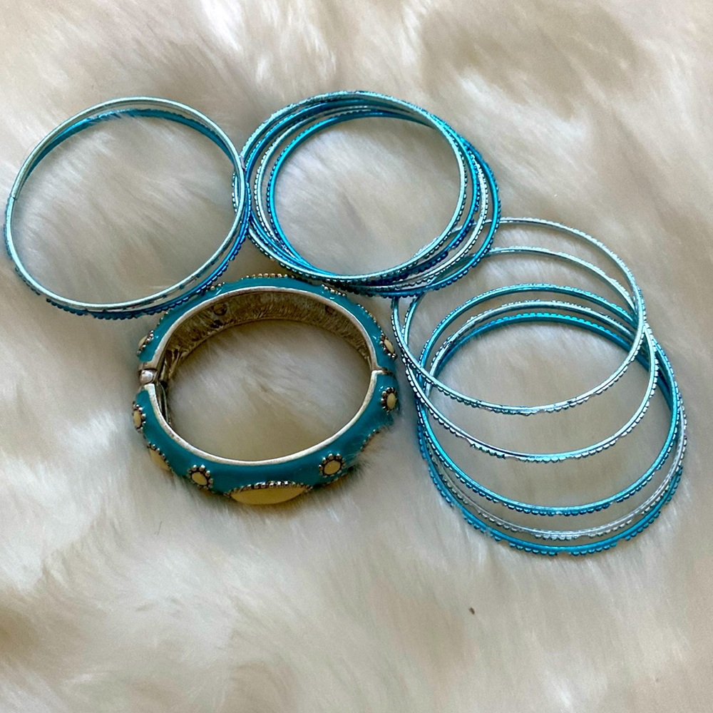 Blue bangle bundle